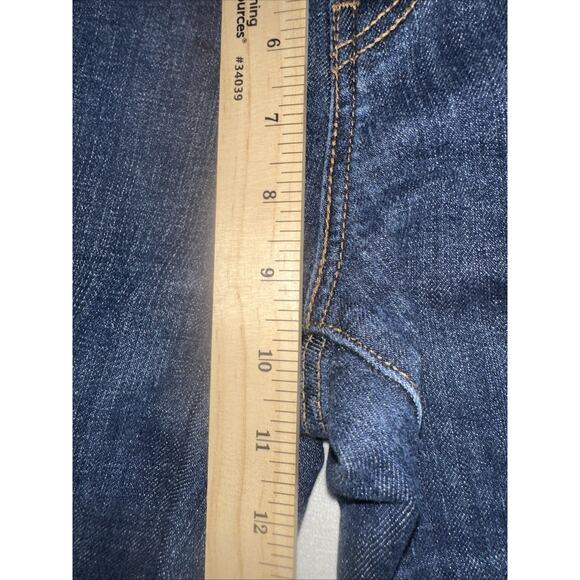 Levi's 515 Jeans Women's 8 Boot Cut Mid Rise Dark Wash Denim Stretch 31x29 - Picture 3 of 8